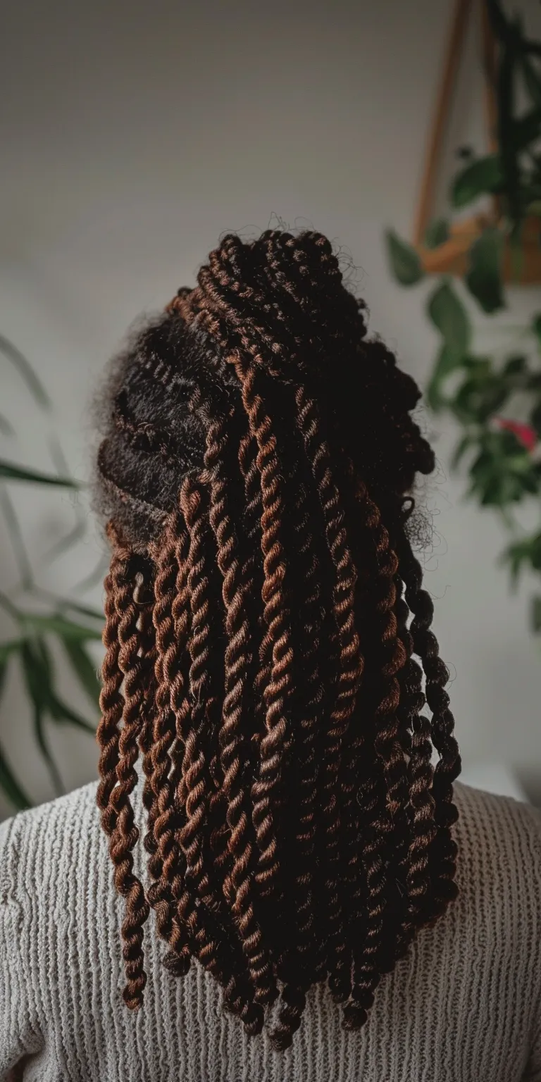 crochet braid Crochet braids, Hair twists, Boho Waterfall Dreadlocks