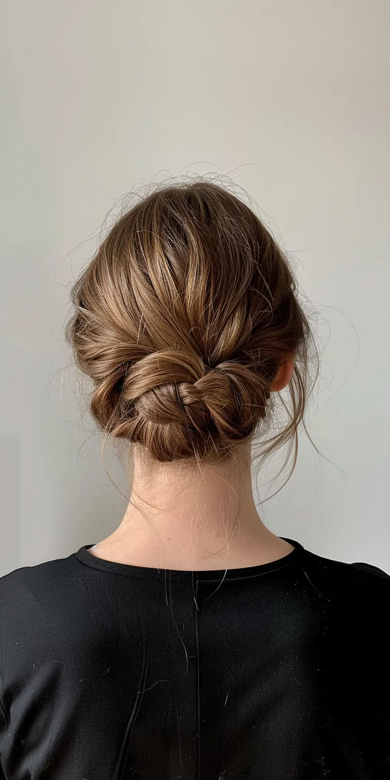 simple braid hairstyles French twist, Updo, Chignon, Ballerina bun, Milkmaid