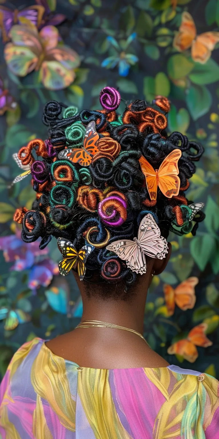 butterfly locs Butterfly haircut, Ringlets, Kinky hair, Digital perm, Finger wave