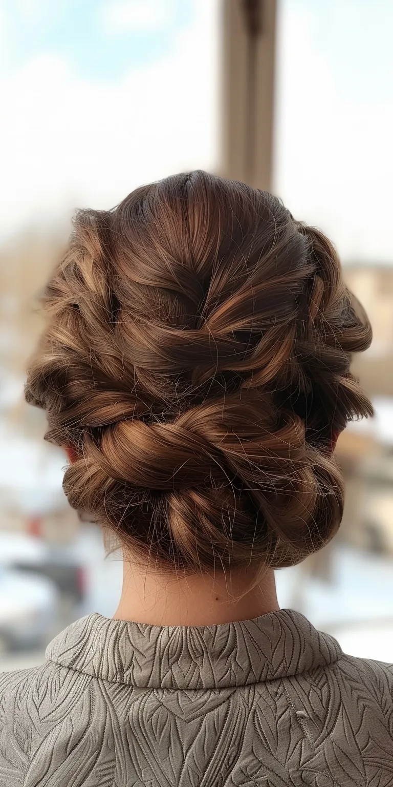 up do hair styles Updo, Chignon, French twist, Ballerina bun, Milkmaid braid