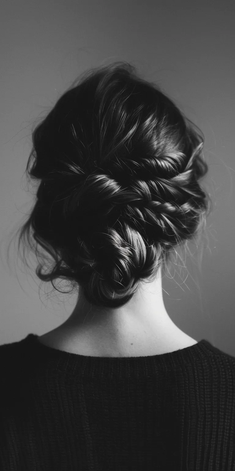 hairstyles for teens French braid, Milkmaid Chignon, Waterfall braids, Updo