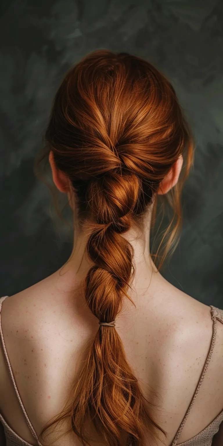 half ponytail hairstyles French braid, Braid, Waterfall braids, twist, Milkmaid braid