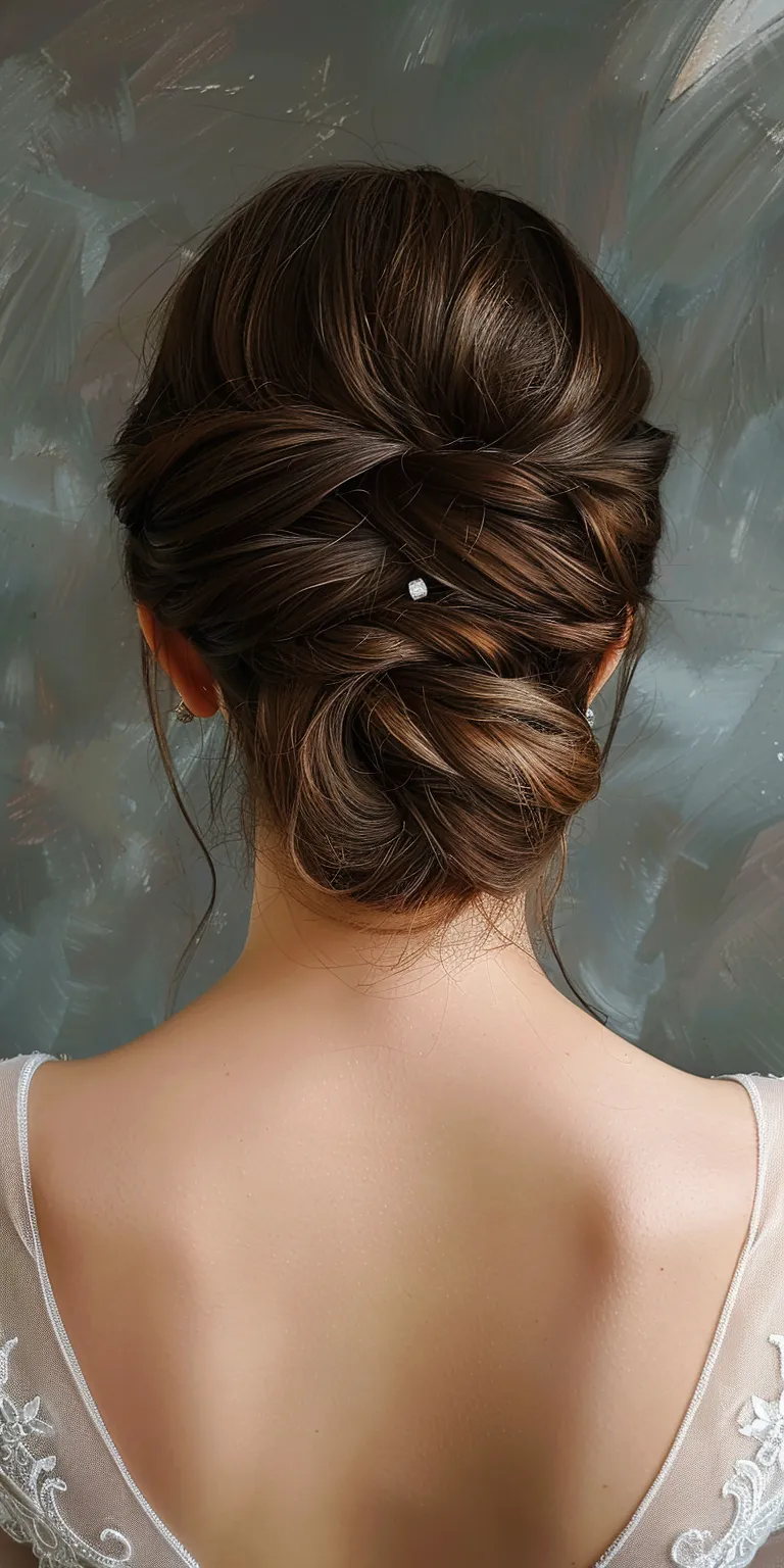 hair bun styles Chignon, French braid, Updo, twist, Waterfall braids