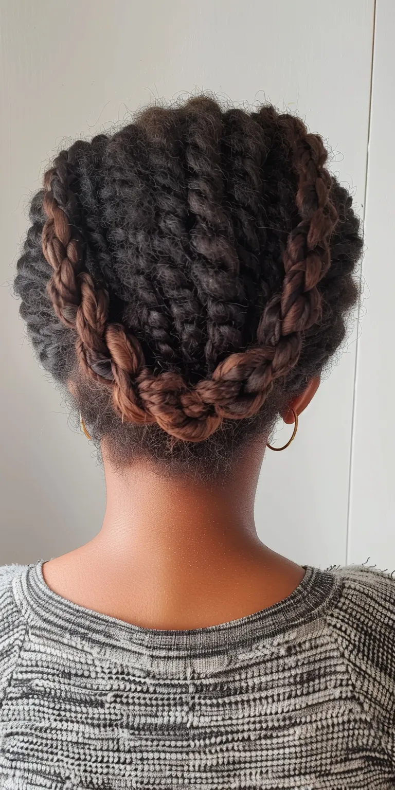 braid out Waterfall braids, Hair twists, Boho Crochet French twist