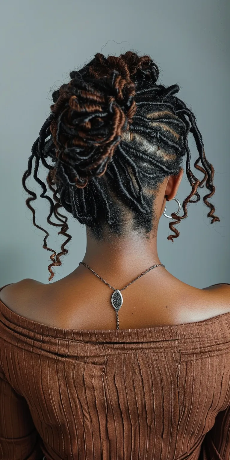 locs hairstyle Hair twists, Crochet braids, French twist, Historical Christian hairstyles, Asymmetric cut