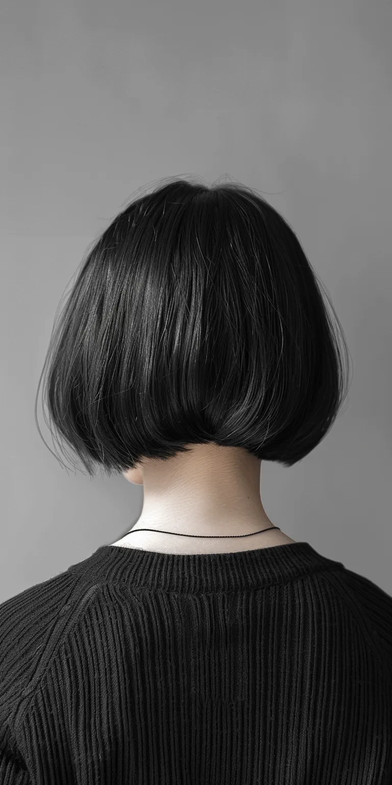 short bobs Asymmetric cut, Bob Japanese women's hairstyles, Short brush Butterfly haircut