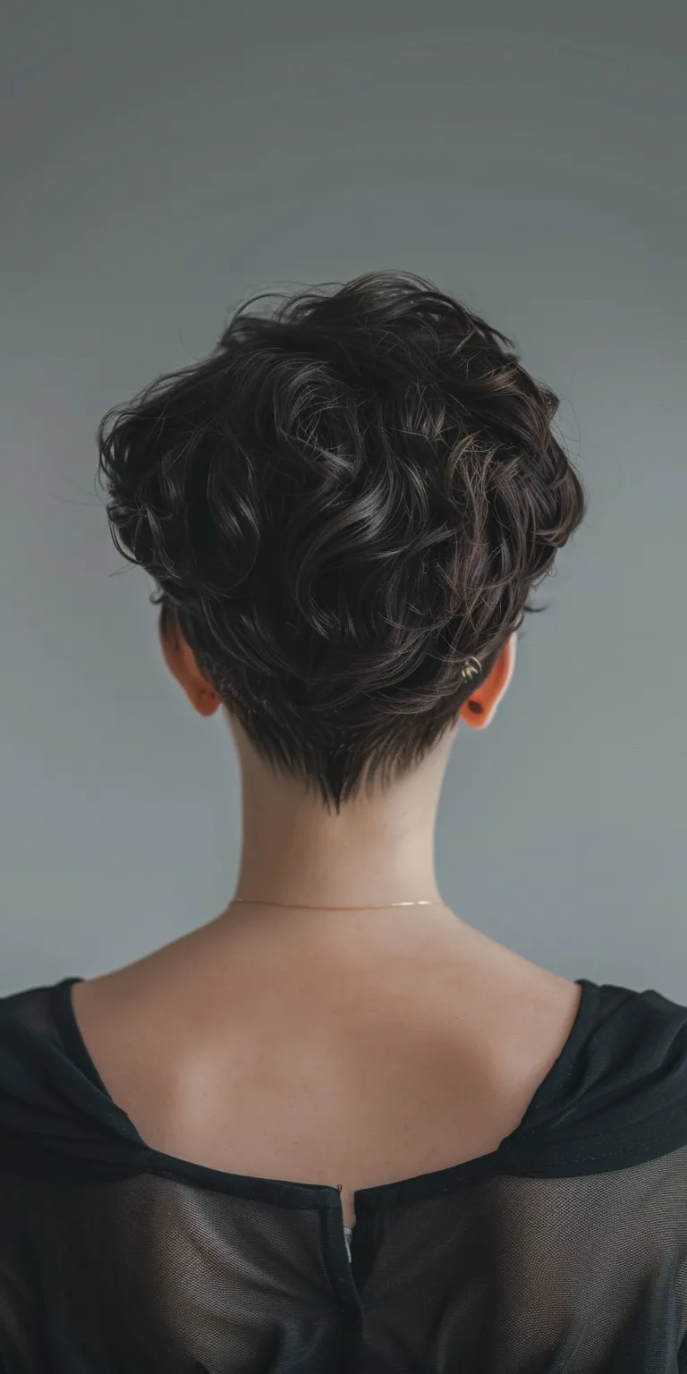 hair style woman Updo, Chignon, Asymmetric cut, Japanese women's hairstyles, Ballerina bun