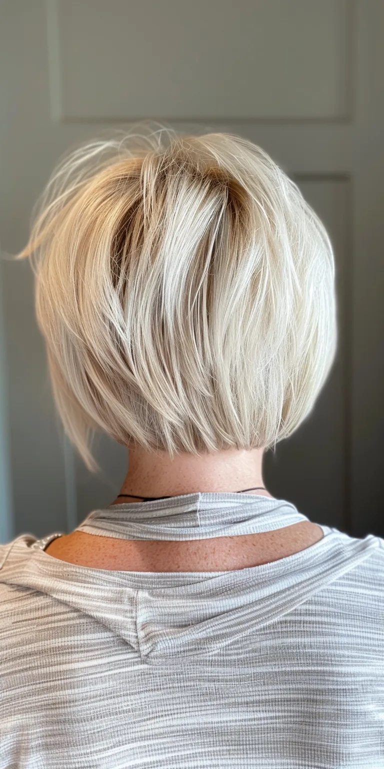 latest hairstyles for women Asymmetric cut, Short brush Professional Pixie Layered hair