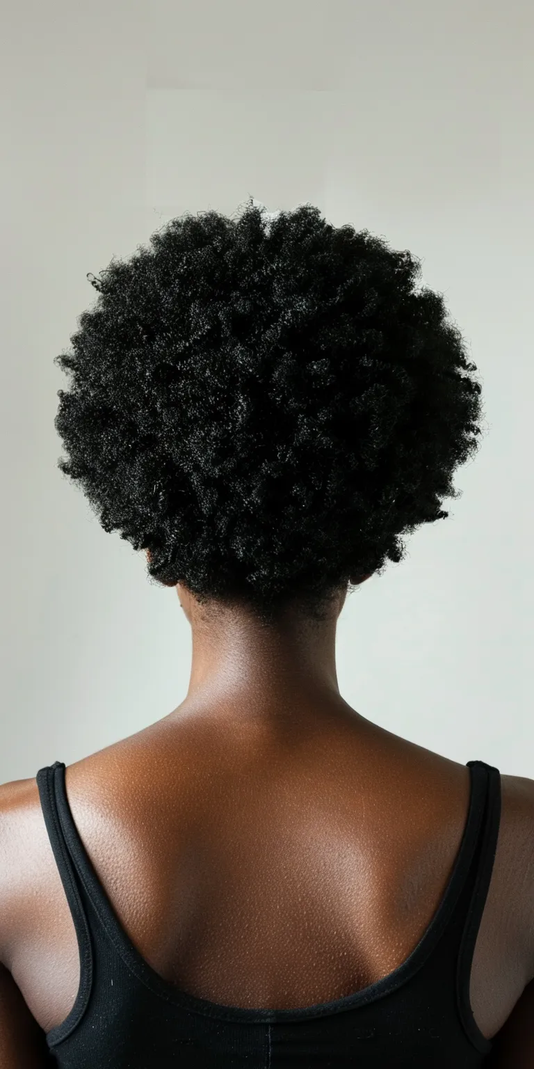 short afro hairstyles Kinky hair, Afro puffs, Asymmetric cut, Digital perm, Pompadour