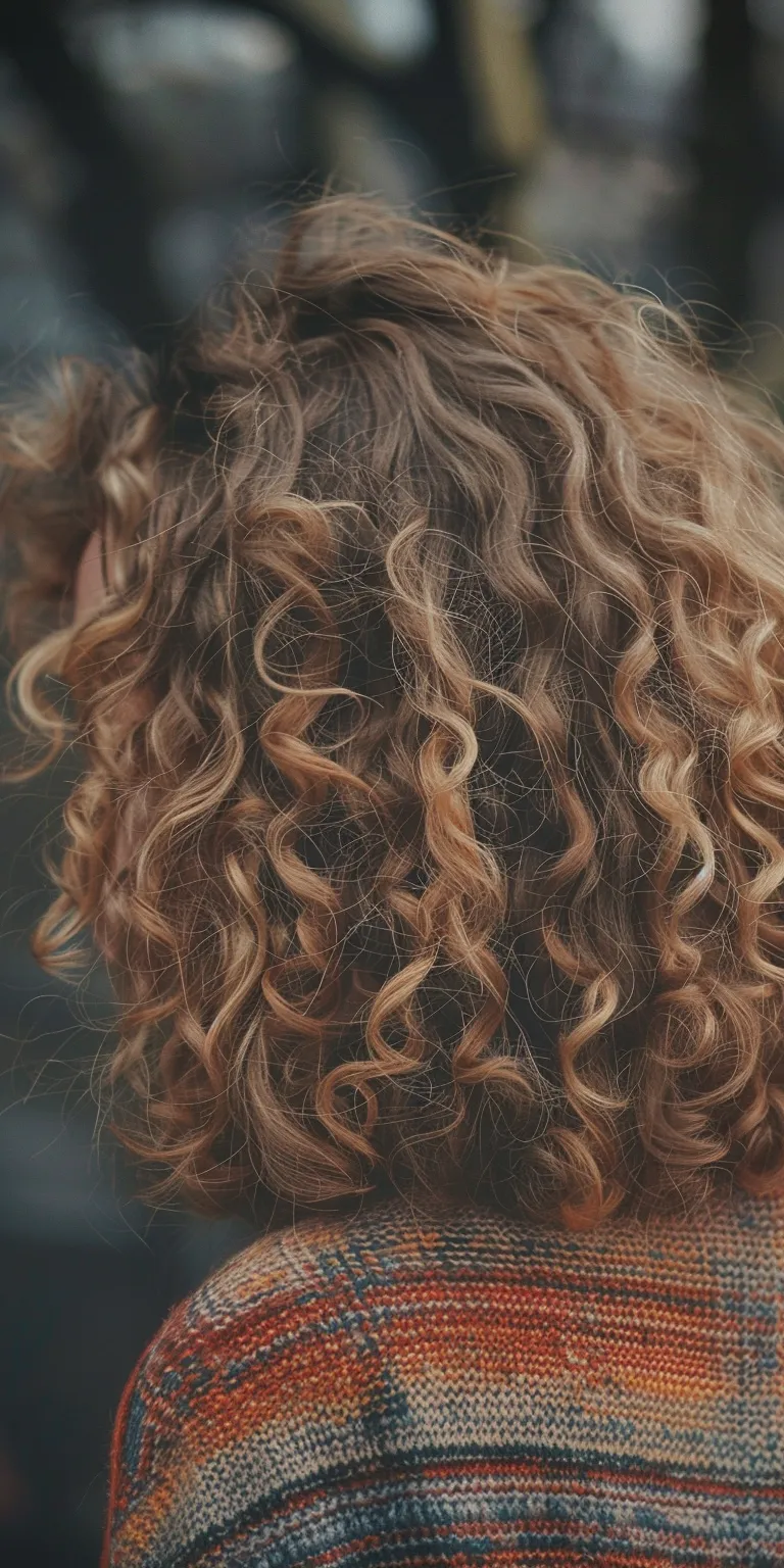 70s hairstyles Ringlets, Curly hair, Digital perm, Layered Hair crimping