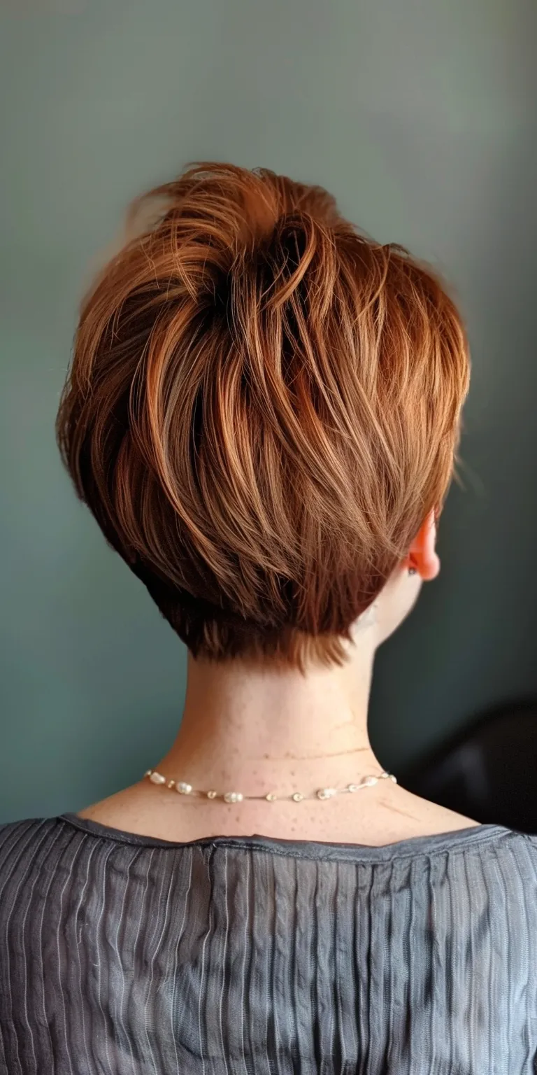 hair styling tools Asymmetric cut, Japanese women's hairstyles, Chignon, French twist, Pixie cut