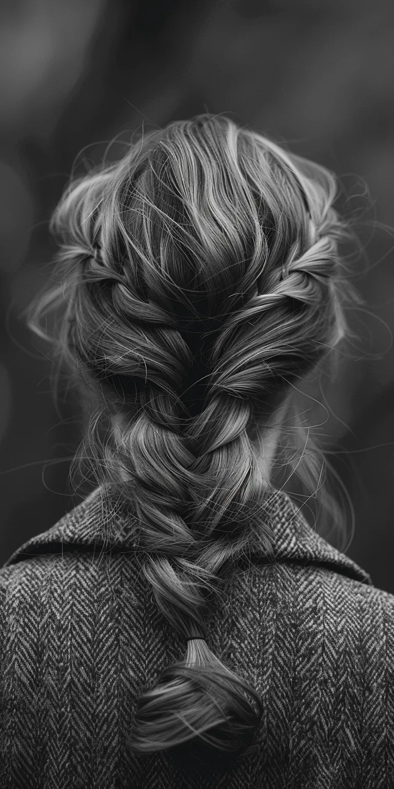 hairstyles for medium length hair French braid, Braid, Chignon, twist, Waterfall braids