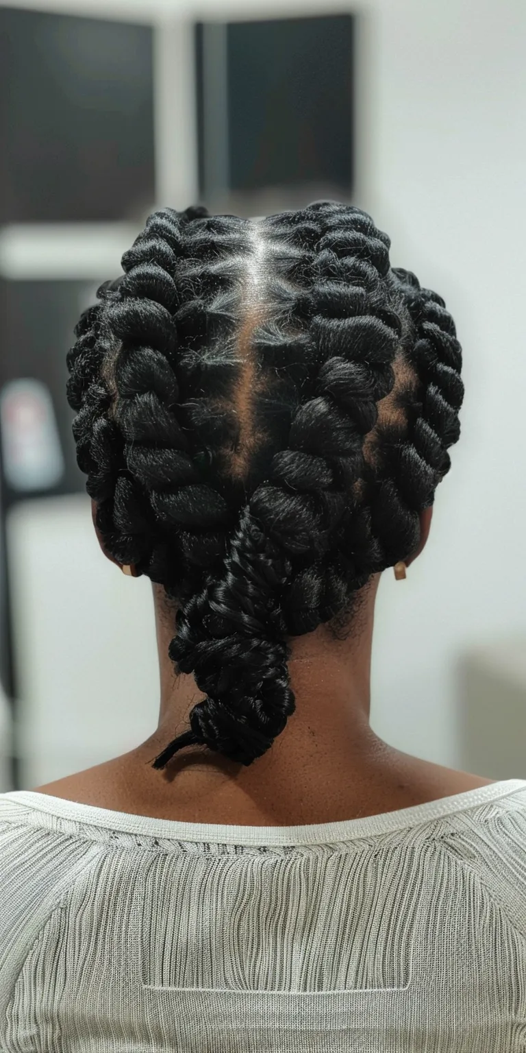 crochet braids hairstyles Waterfall braids, Hair twists, French twist, Crochet Finger wave