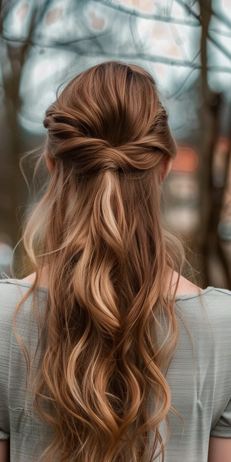 cute easy hairstyles Updo, French braid, Braid, twist, Waterfall braids