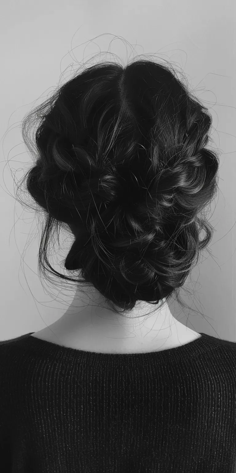 facial hair styles Chignon, Milkmaid braid, Updo, French twist