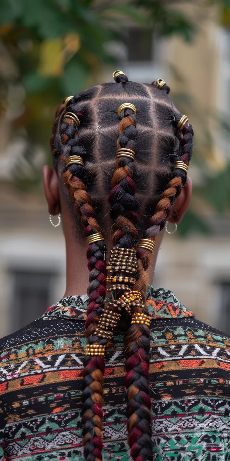 senegalese braids Boho braids, Hair twists, Waterfall Cornrows, French twist