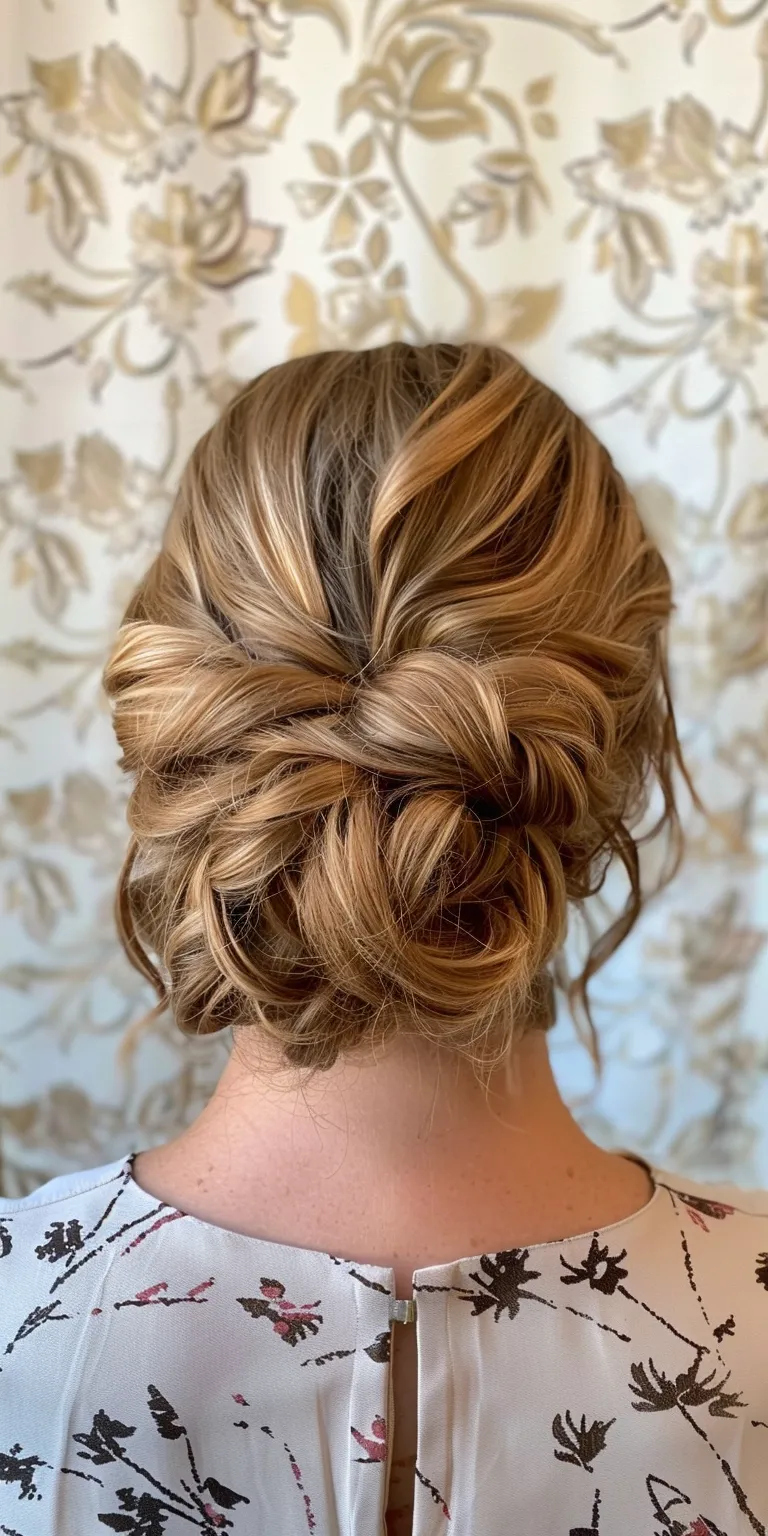 updo hairstyles for wedding Updo, French twist, Waterfall braids, Milkmaid braid, braid