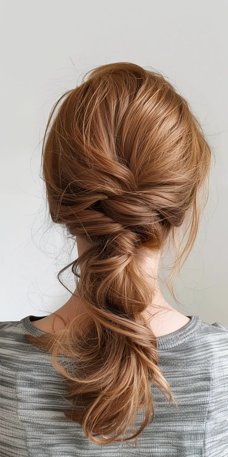 female hair styles Updo, French twist, braid, Waterfall braids, Chignon