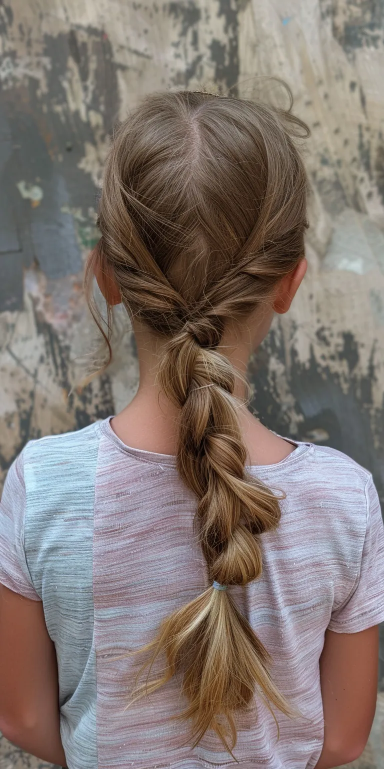 pony hairstyles French braid, Waterfall braids, Braid, Milkmaid Boho braids