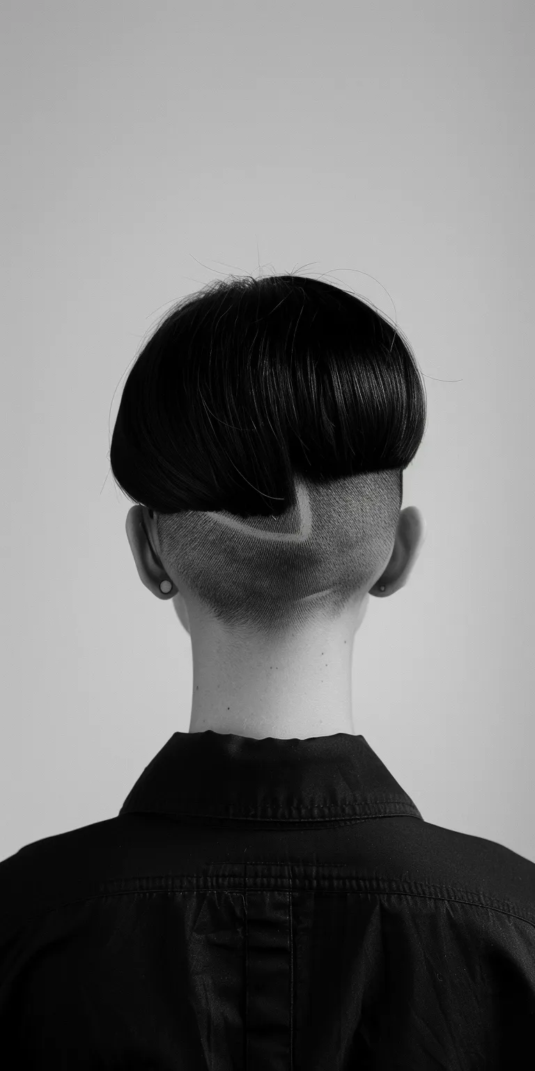 style cuts Asymmetric cut, Tonsure, Short back and sides, Butterfly haircut, Pompadour