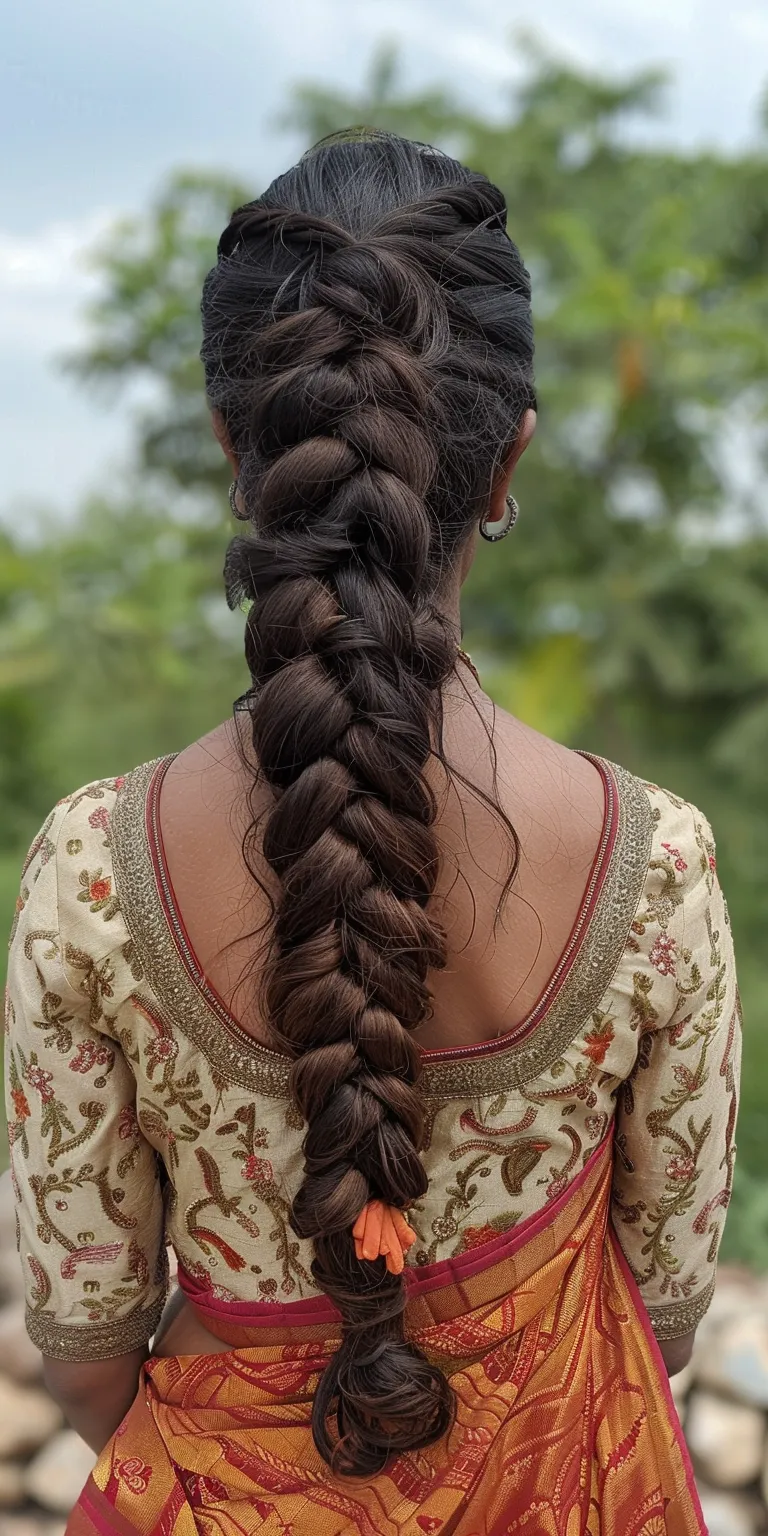 indian hair styles Braid, French braid, Milkmaid Boho braids, Historical Christian hairstyles