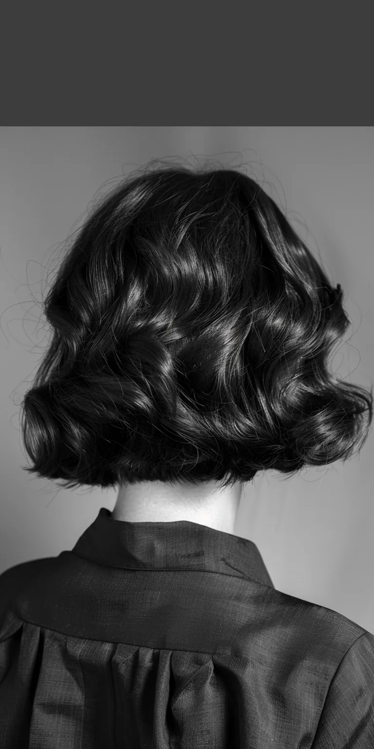 wavy bob Finger wave, Asymmetric cut, Chignon, Bouffant, Ringlets