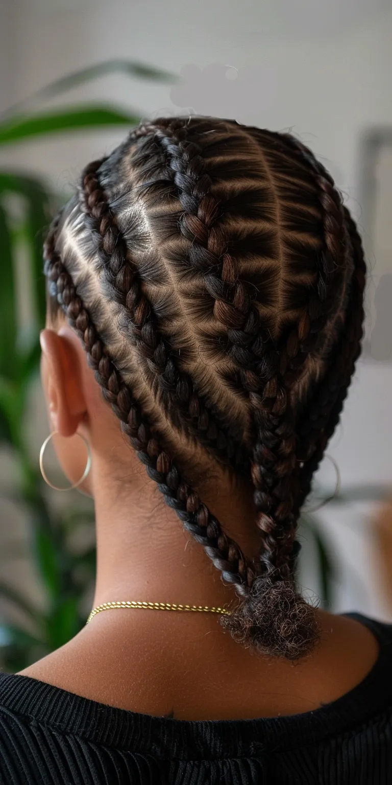 cornrow hairstyles for women Waterfall braids, Hair twists, Cornrows, Crochet French twist