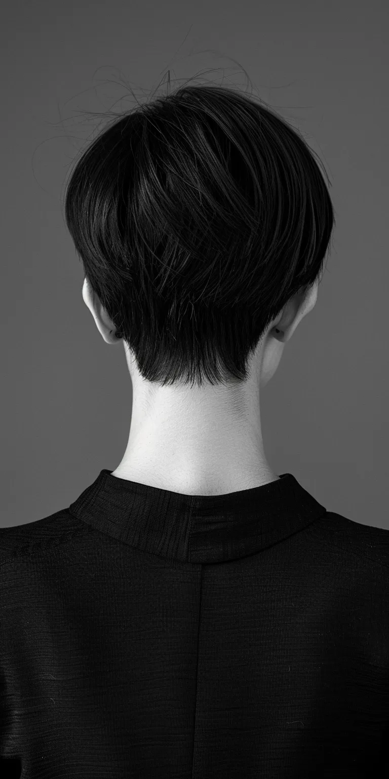 masculine haircuts Asymmetric cut, Tonsure, Short brush Chignon, Pixie cut