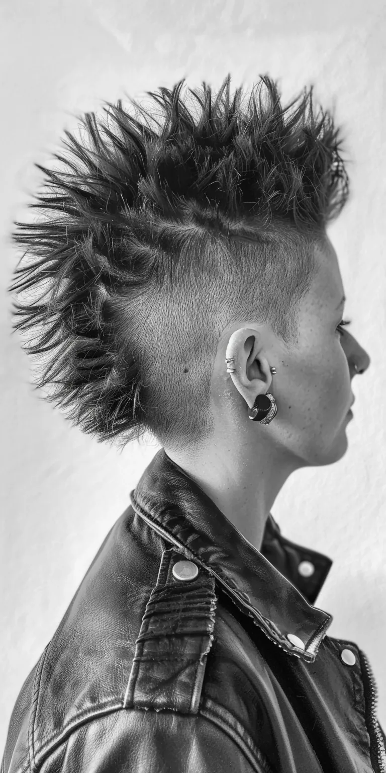 mohawk hairstyle Mohawk, Pompadour, Asymmetric cut, Short back and sides, brush cut