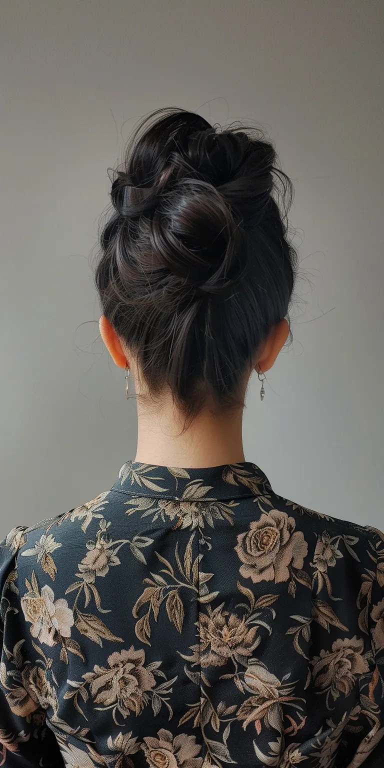 neymar hairstyle Updo, Ballerina bun, Chignon, Japanese women's hairstyles, French twist