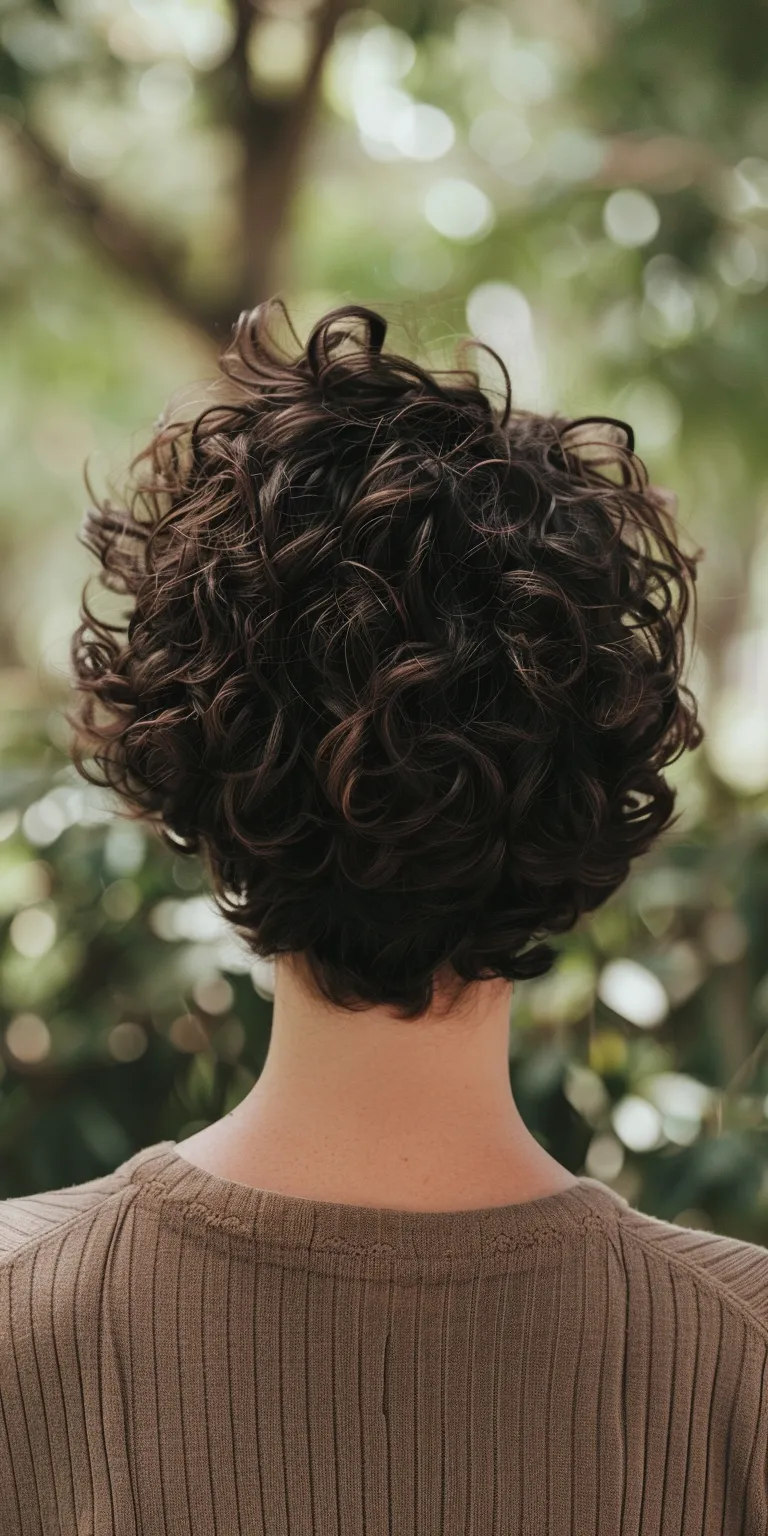 curly hairstyles Digital perm, Ringlets, Curly hair, Kinky Asymmetric cut