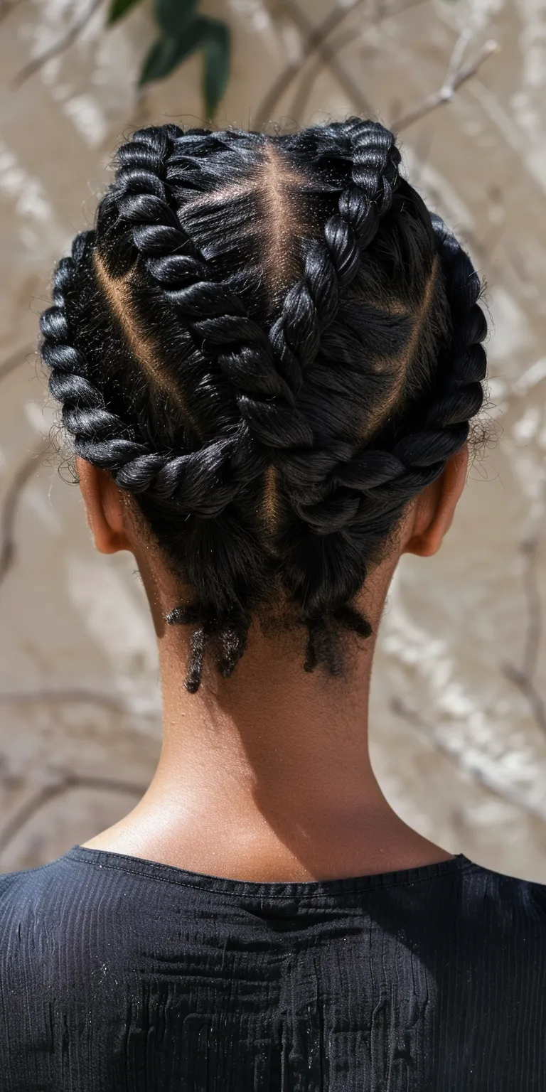 two strand twist hairstyles Hair twists, Waterfall braids, French twist, Cornrows, braid