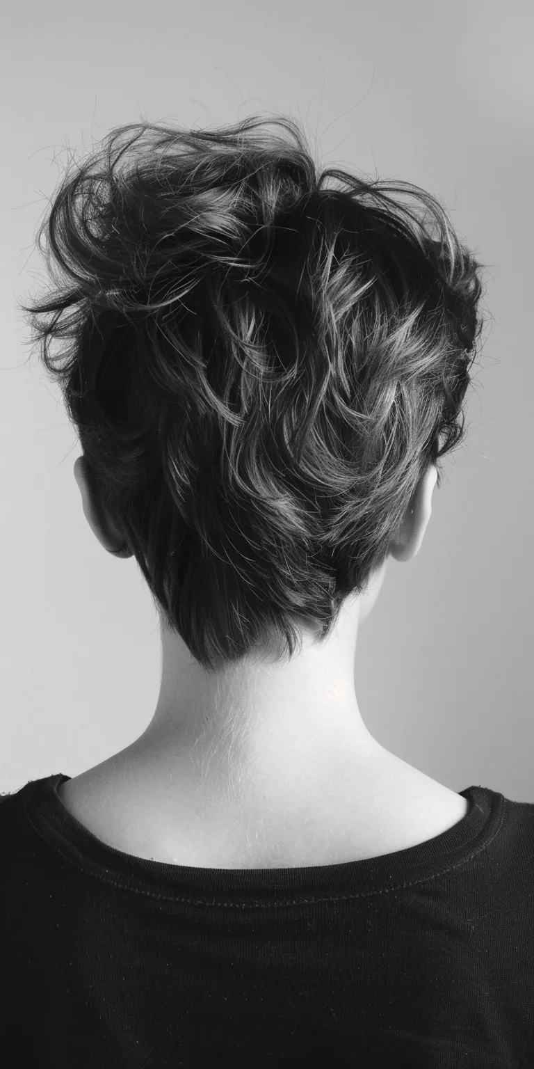 hairstyles for short hair Updo, Chignon, Asymmetric cut, Digital perm, Milkmaid braid