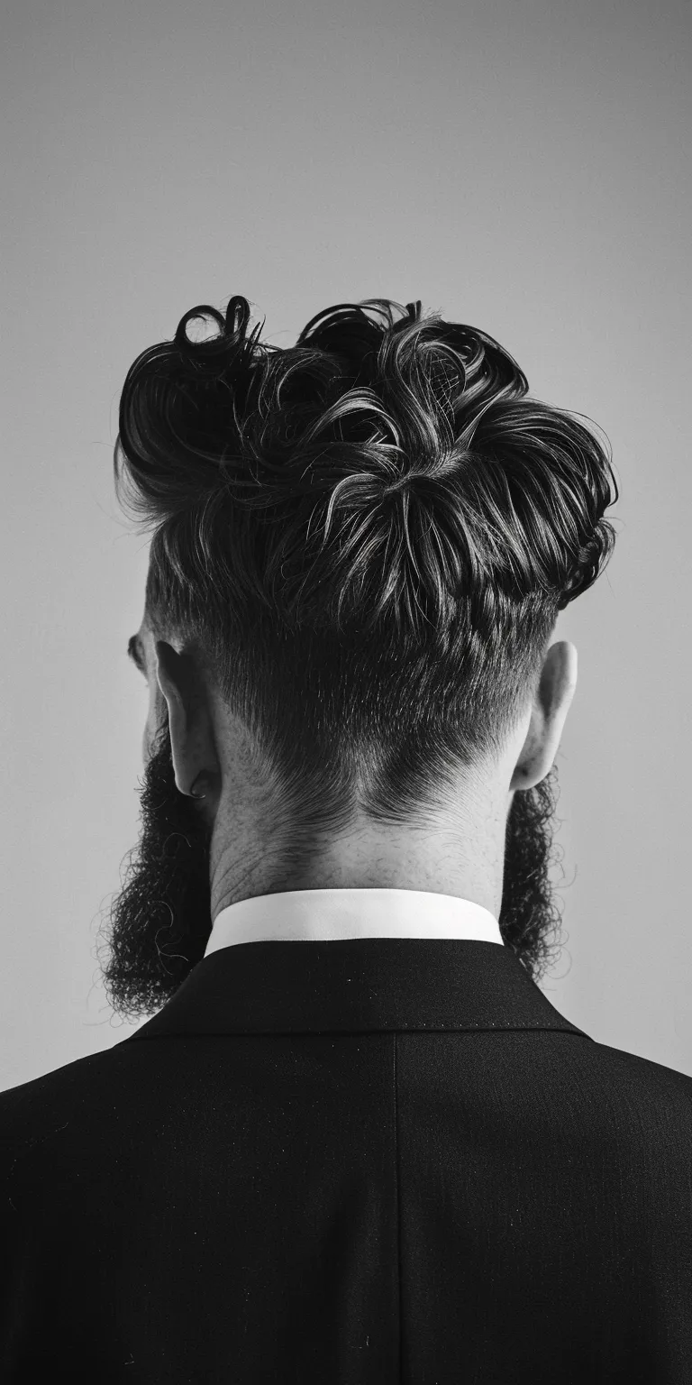 gentleman hairstyle Pompadour, French twist, Historical Christian hairstyles, Mohawk, Bouffant