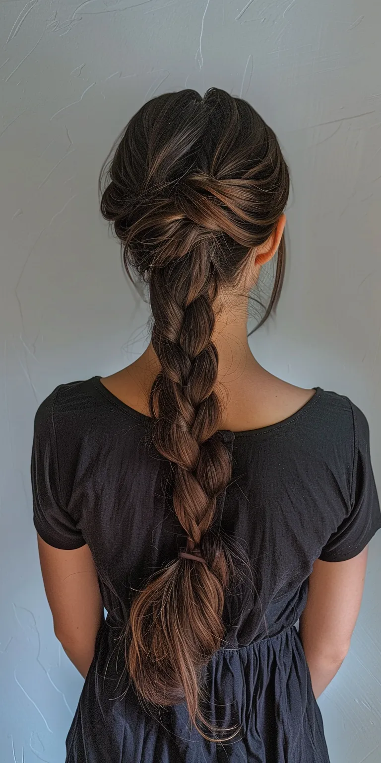 hair protective hairstyles Waterfall braids, French braid, Braid, Boho twist