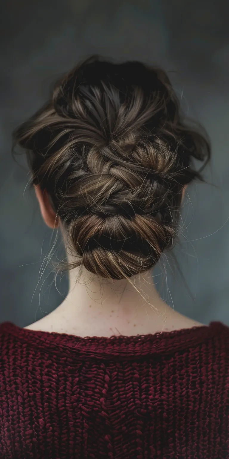 greasy hairstyles Updo, Chignon, Milkmaid braid, French twist