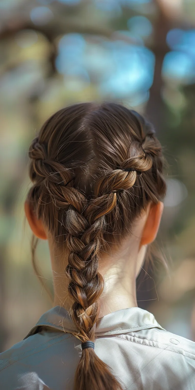 braids to the side French braid, Braid, Waterfall braids, Milkmaid Boho