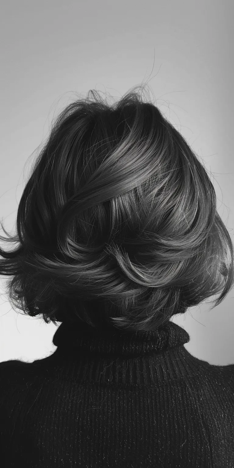 fringe hair styles Chignon, Asymmetric cut, Finger wave, Layered hair, Updo