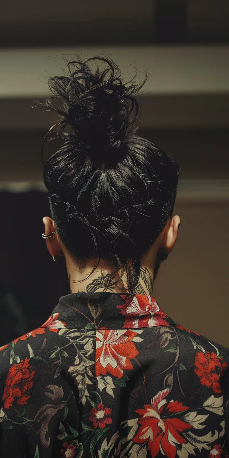 zayn malik hairstyles Updo, Japanese women's hairstyles, French twist, Ponytail, Pompadour