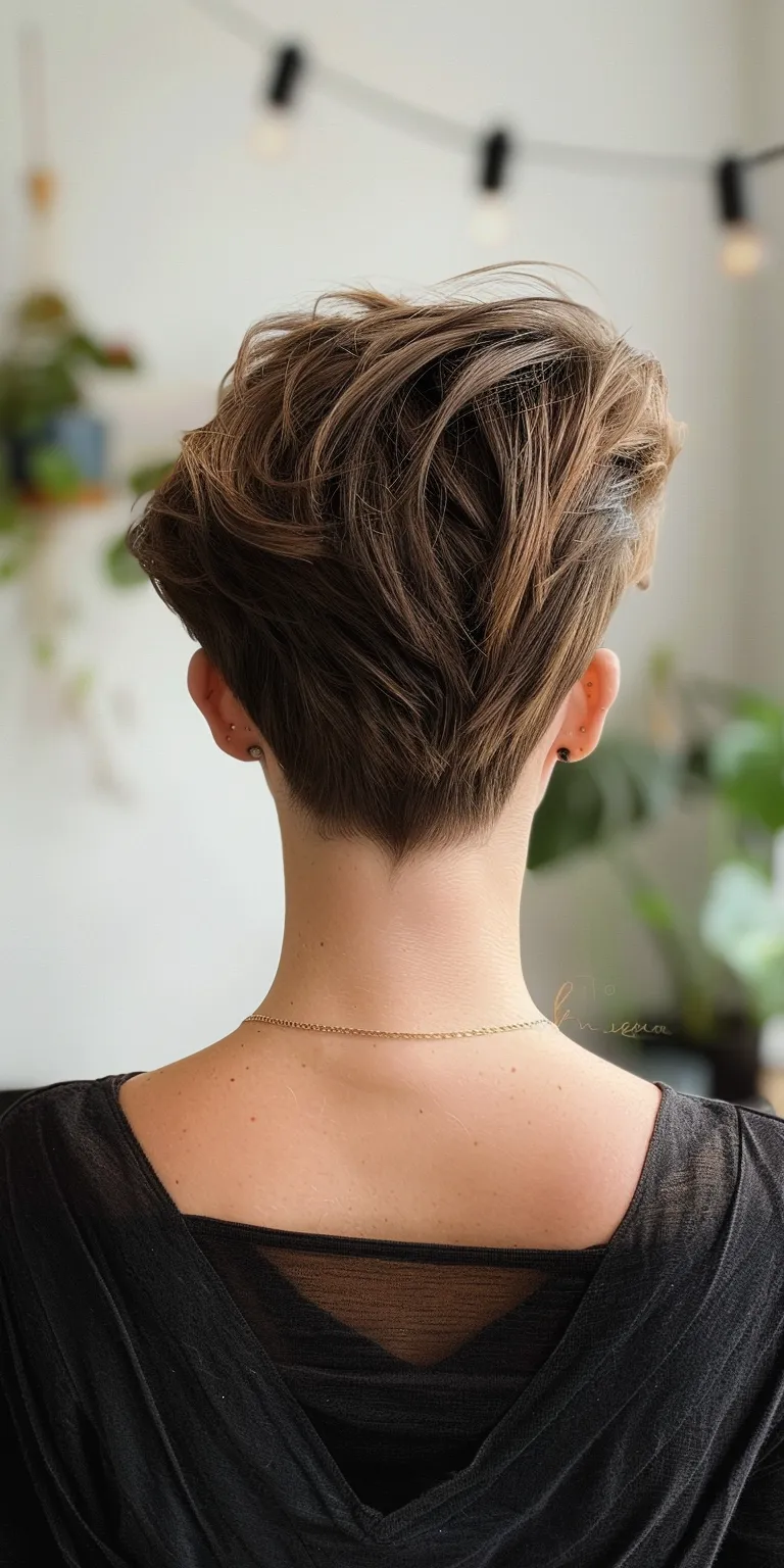 short hairstyles for round faces Updo, Chignon, French twist, Asymmetric cut, Layered hair