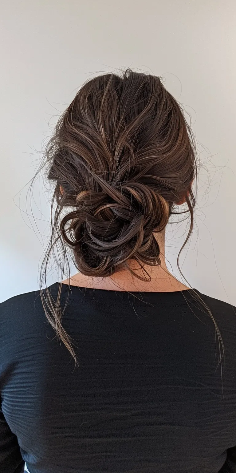 jlo hairstyles Updo, Chignon, French twist, Milkmaid braid, Ballerina bun