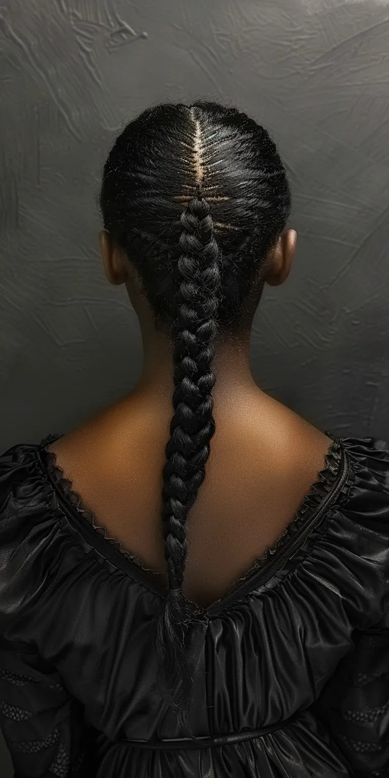 braided up ponytail Waterfall braids, French braid, twist, Braid, Hair twists