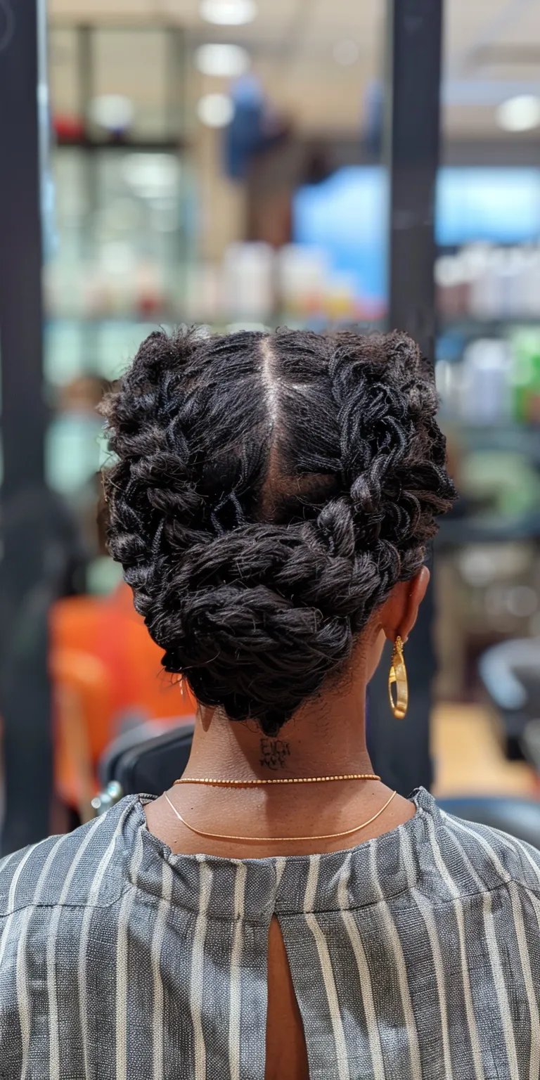 loc and twist gel Waterfall braids, French twist, Hair twists, Crochet Finger wave