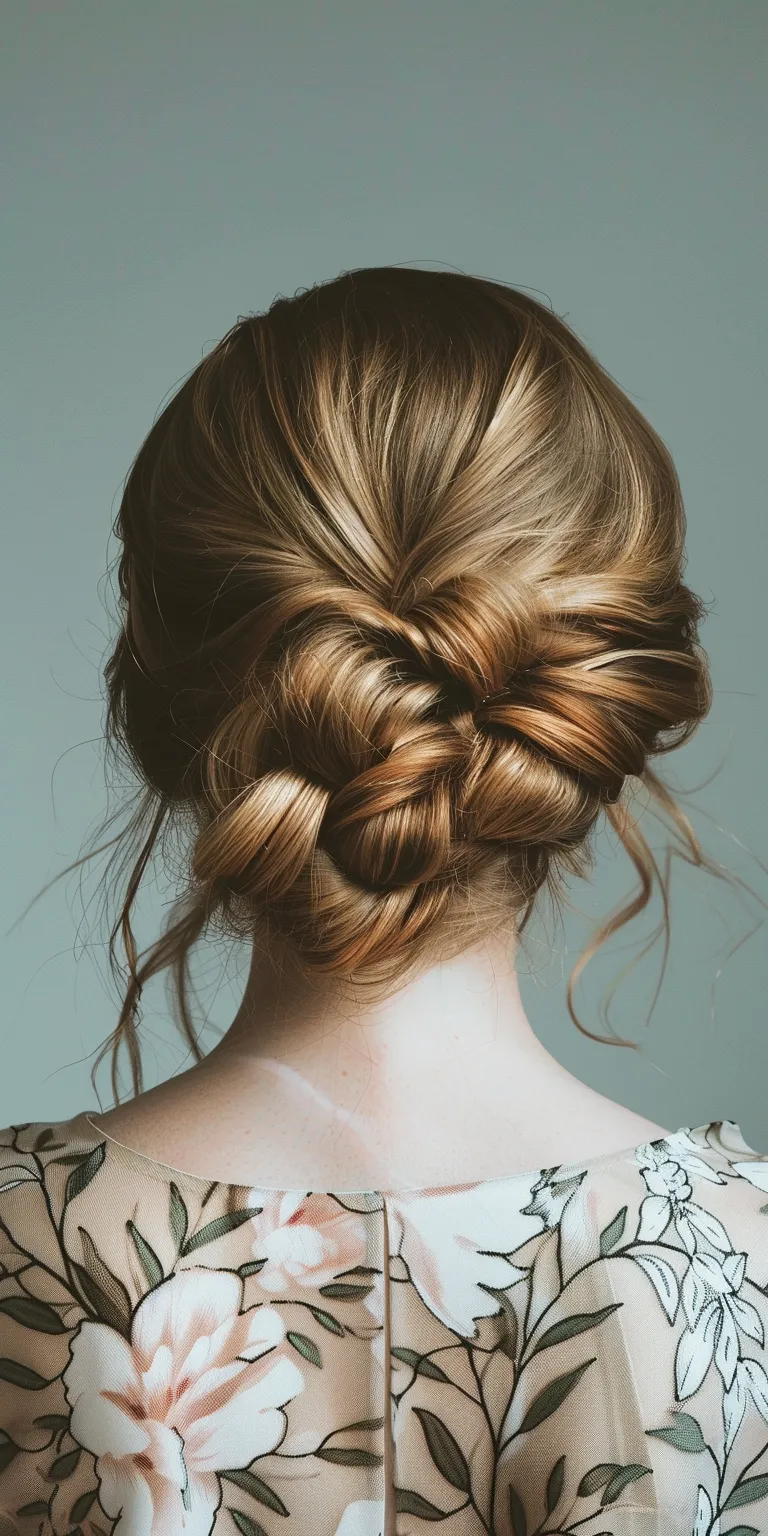 hairstyles for homecoming Milkmaid braid, Updo, Chignon, French twist