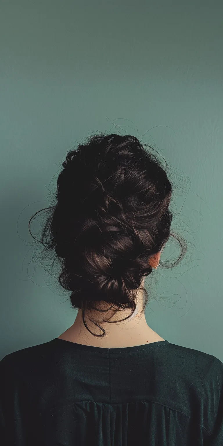 90's hairstyles Updo, Milkmaid braid, Chignon, French twist, braid