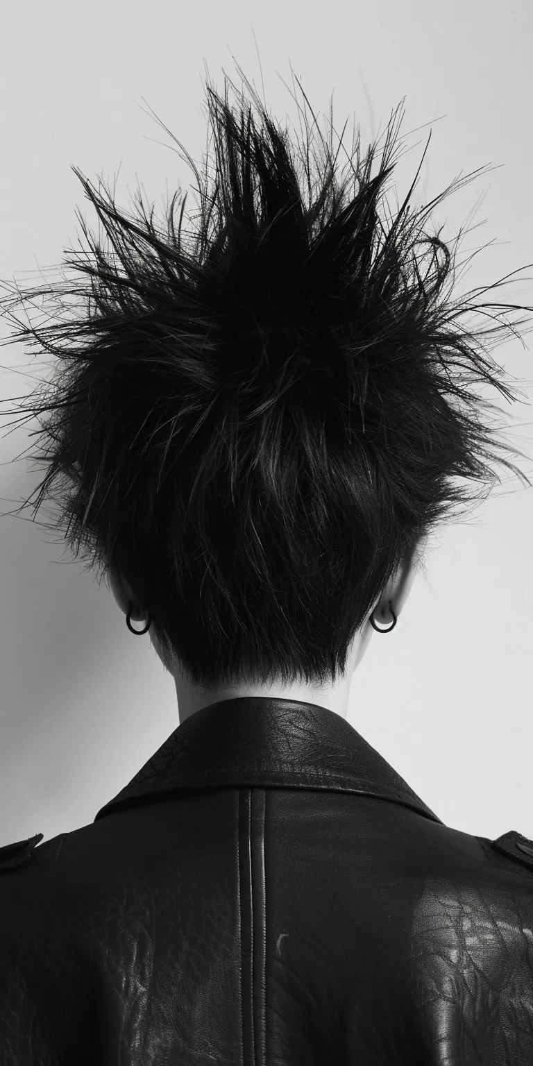 spiky hairstyle Asymmetric cut, Pompadour, Mohawk, Chignon, Bouffant