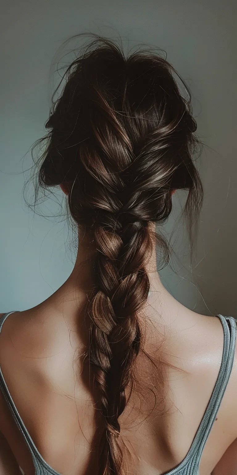 hairstyles for Waterfall braids, Braid, French braid, Boho Updo