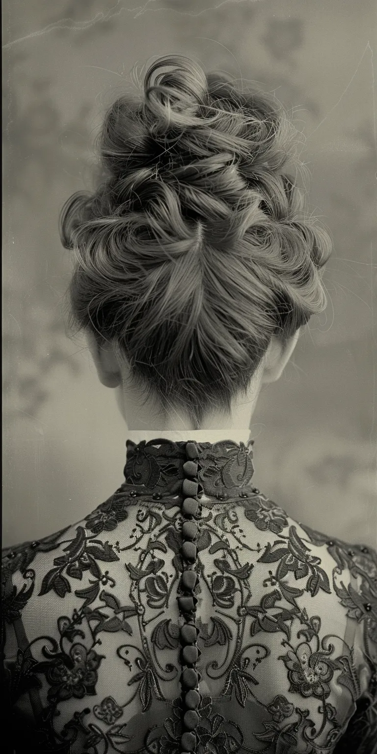 victorian hairstyles Updo, Chignon, Milkmaid braid, French twist, Pompadour