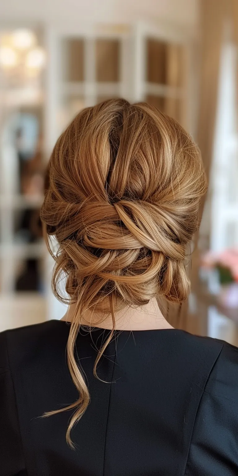 clip hairstyles Updo, French twist, Chignon, Ballerina bun, Waterfall braids