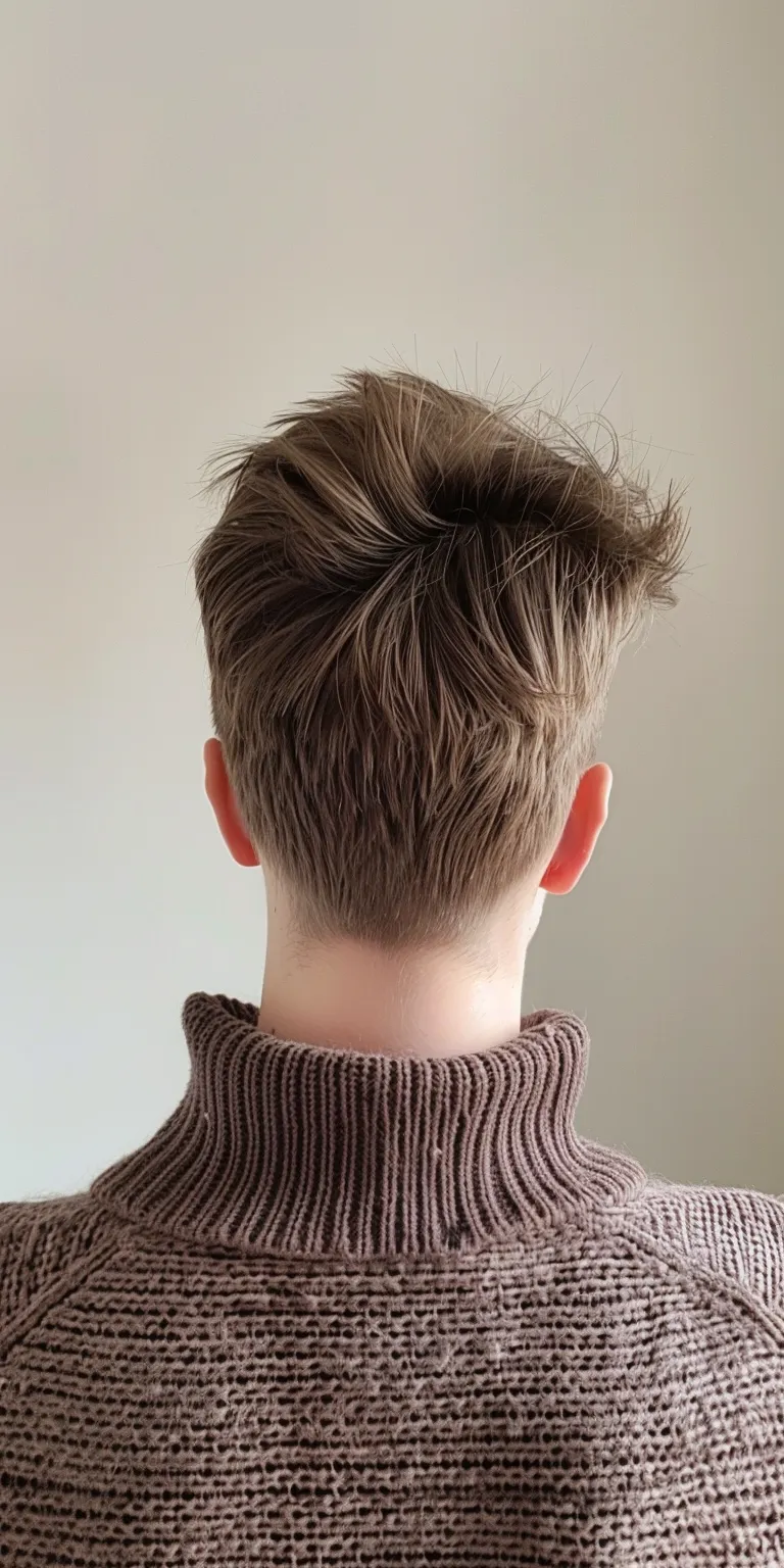 cute haircuts Short brush cut, Asymmetric Pompadour, Professional Layered hair